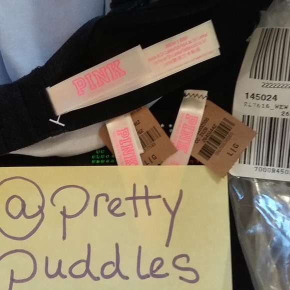 🌈 3pc LIMITED EDITION PINK 💎 BLING  Bra, Hipster, and Shortie Set 🌈 - Picture 13 of 16